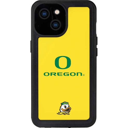 University of Oregon Ducks Green Gradient iPhone 15 Waterproof Case